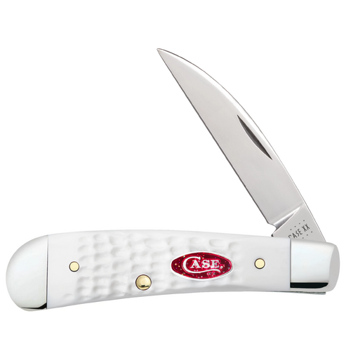 Case Sparxx Standard Jig White Synthetic (SS) Sway Back Folder Knife #60192
