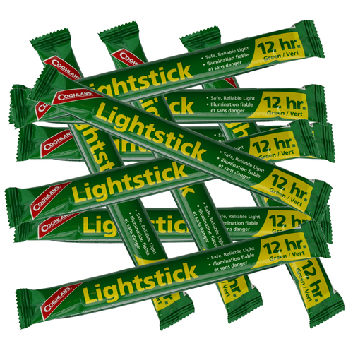 Coghlan's Glow Stick/Lightstick 12 Hour Chemical Light - 10 Pack