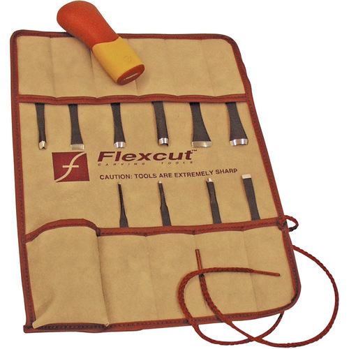 Flexcut 11-Piece Wood Craft Carver Knife Set - SK107
