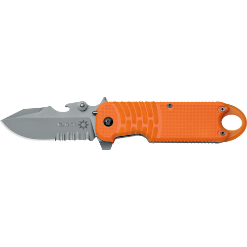 FOX FKMD E.R.T Rescue Orange Multi-Function Spearpoint Blade Folder Knife - Model FX-213 SS