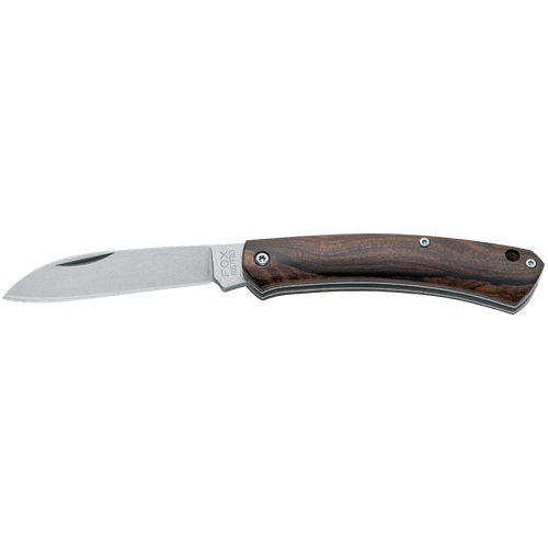 FOX NAUTA Ziricote Wood Folder Knife - Model FX-230 ZW
