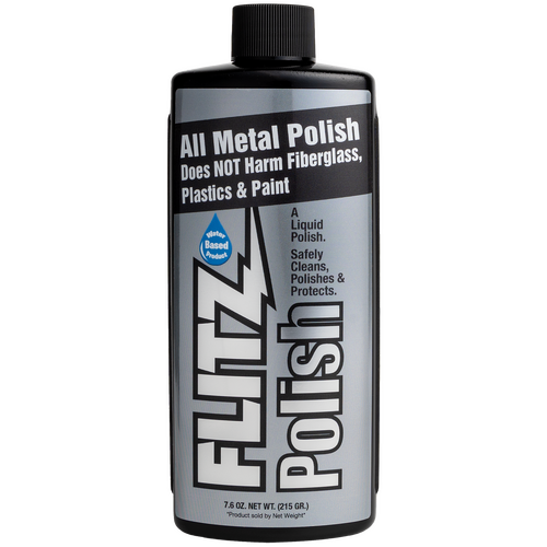Flitz Liquid Polish for Metal, Fiberglass, Plastic & Paint - 225ml