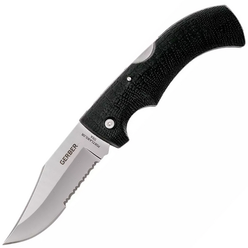 Gerber Gator Clip Point Serrated Edge Folder Knife