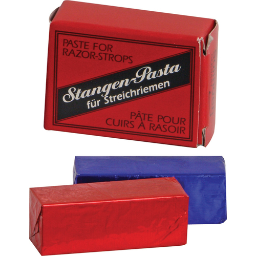 Herold-Solingen Stagenpaste Medium (Red)/Fine (Black) Solid Leather Strop Paste Set