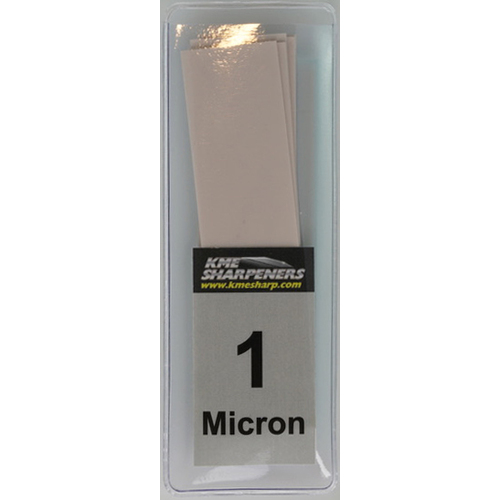 KME Diamond Lapping Film and Glass Blank - 1 Micron (16,000 Grit) LF-GB-SLVS