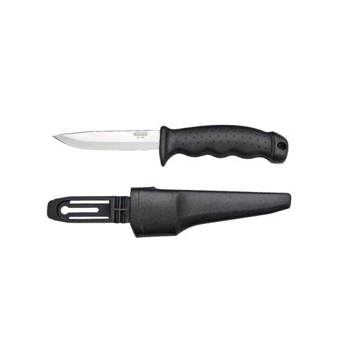 Mikov Brigand Fixed Blade Knife, PVC Sheath - 393-NH-10-Black