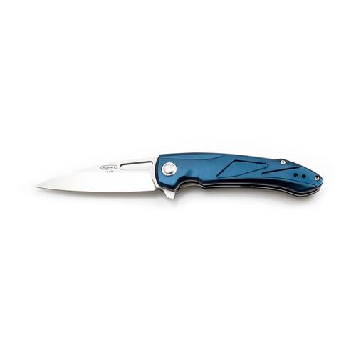 Mikov Elipt Stonewash Linerlock D2 Steel Blue Duralumin Elox Pocket Folder Knife - ELIPT