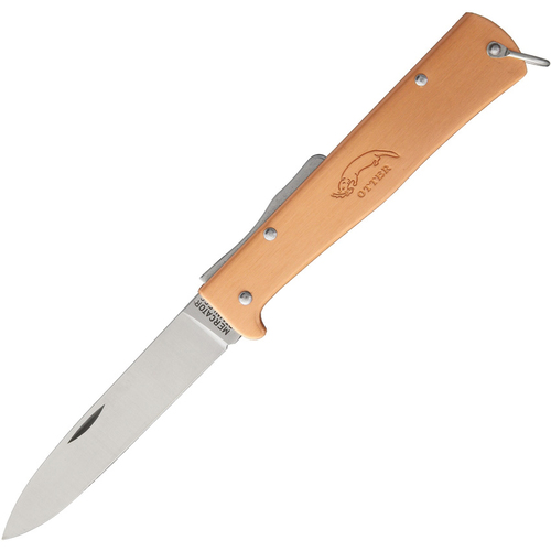 Otter Mercator Copper Handle Stainless Steel Pocket Knife