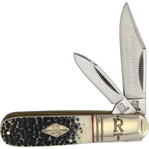 Rough Ryder Barlow Buckshot Bone Handle Folding Knife RR2041