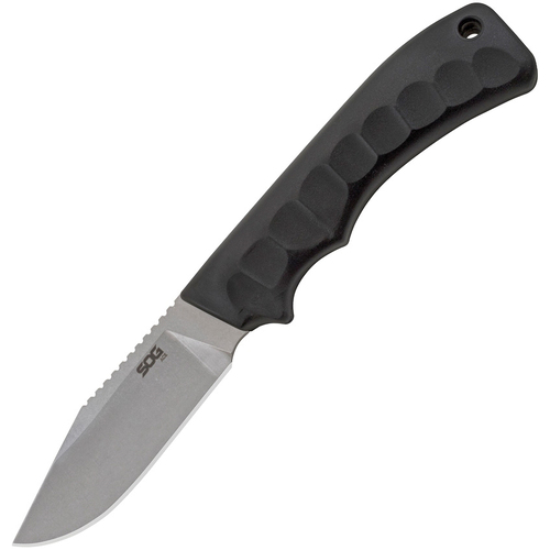 SOG ACE Stonewash Plain Blade Fixed Blade Knife ACE1001 - DISCOUNTED