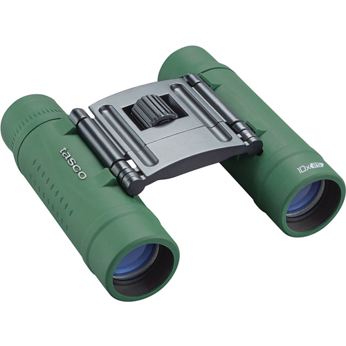 Tasco Essentials 10x25mm Roof Green Compact Binoculars