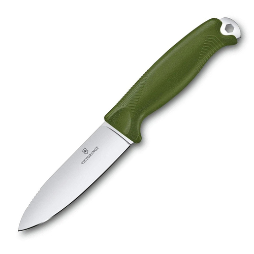 Victorinox Venture Bushcraft Fixed Blade Knife, Olive - 3.0902.4